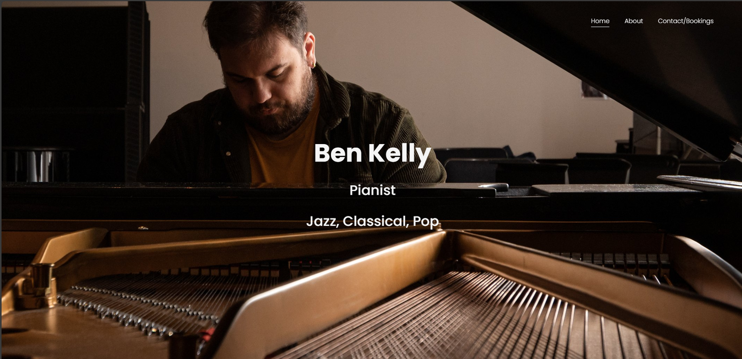 ben kelly piano online portfolio by blk moor digital solutions